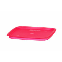 Veko pre nádobu CamSquares Fresh Pro, Cambro, pre nádoby s objemom 5,7 l a 7,6 l, Červená, 229x229x(H)19mm