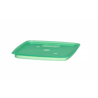 Veko pre nádobu CamSquares Fresh Pro, Cambro, pre nádoby s objemom 1,9 l a 3,8 l, Zelená, 191x191x(H)19mm