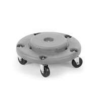 Vozík na 120 l okrúhlu nádobu, AmerBox, vhodné pre modely 691038, Svetlošedá, ⌀455x(H)165mm