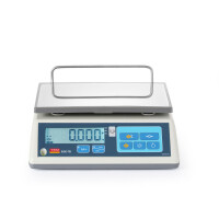 Maloobchodná váha LCD s legalizáciou, rad EGE, 15 kg, TEM, 325x320x(H)160mm