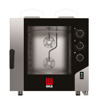 Konvektomat Millennial Smart Bakery, 6× 600×400 mm – elektronicko-mechanické ovládanie, plynová, Tecnoeka, 230V/500W, 13,5kW, 850x1041x(H)951mm
