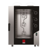 Konvektomat Millennial Smart Bakery, 10× 600×400 mm – elektronicko-mechanické ovládanie, plynová, Tecnoeka, 230V/700W, 18kW, 850x1041x(H)1231mm