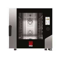 Konvektomat Millennial Touch Screen Bakery s automatickým umývacím systémom, 6× 600×400 mm – elektronické ovládanie, elektrická, Tecnoeka, 400V/11400W