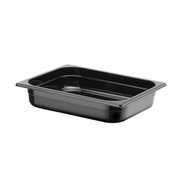 Nádoba GN 1/2, HENDI, Profi Line, GN 1/2, 4L, Čierna, 325x265x(H)65mm