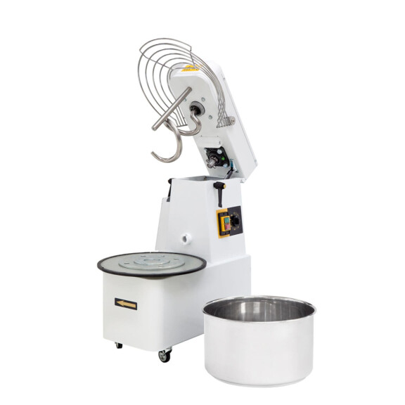 Špirálové miesiče s vyberateľnou nádobou, s 2 rýchlosťami, Prismafood, 56 kg/h, 22L, 400V/1100W, 390x670x(H)735mm