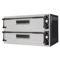 Pec na pizzu BASIC SLIM, Prismafood, 2 komory, 400V/12000W, 1305x489x(H)745mm