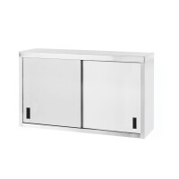 Skrinka na stenu – zváraná, s posuvnými dverami, HENDI, Profi Line, 1000x300x(H)600mm