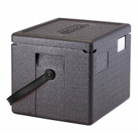 Termoizolačná nádoba Cam GoBox s čiernou rukoväťou, GN 1/2, Cambro, 22,3 l, 22,3L, Čierna, 390x330x(H)316mm
