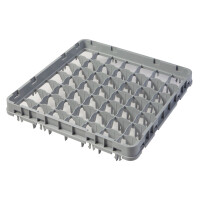 Nadstavec do košov full drop 500x500 mm sivý, model E1, Cambro, počet priehradiek: 49 (7x7), rozmery priehradky: 62x62 mm, Svetlošedá, 499x499x(H)51mm