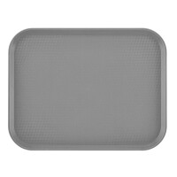 Tácka z polypropylénu na fast food, stredná, Cambro, sivá, Svetlošedá, 300x410x(H)19mm
