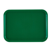 Tácka z polypropylénu na fast food, veľká, Cambro, zelená, Zelená, 355x457x(H)21mm