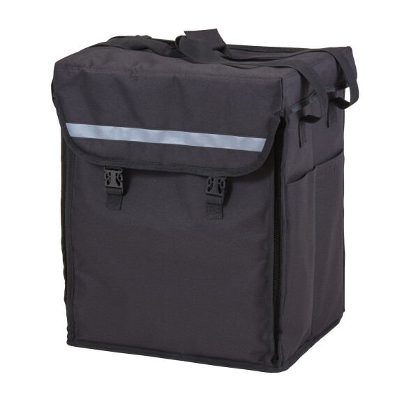 Termoizolačný batoh skladací, s nastaviteľnou priehradkou, Cambro, objem cca 40 l, Čierna, 355x280x(H)430mm
