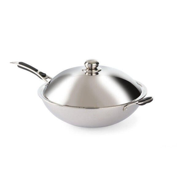 Indukčná panvica Wok, HENDI, Profi Line, ⌀360x(H)180mm