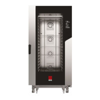 Konvektomat Millennial Black Mask Gastro, 20× GN 1/1 – elektronické ovládanie, elektrická, Tecnoeka, 400V/31000W, 930x1035x(H)1900mm