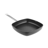 Grilovacia panvica – drážkovaná Titanium Professional, HENDI, 550x290x(H)55mm