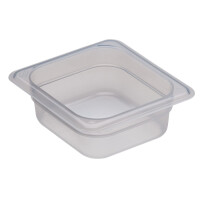 Nádoba GN 1/6 z priehľadného polypropylénu, Cambro, GN 1/6, 1L, Priehľadná, 162x176x(H)65mm