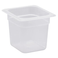 Nádoba GN 1/6 z priehľadného polypropylénu, Cambro, GN 1/6, 2,2L, Priehľadná, 162x176x(H)150mm