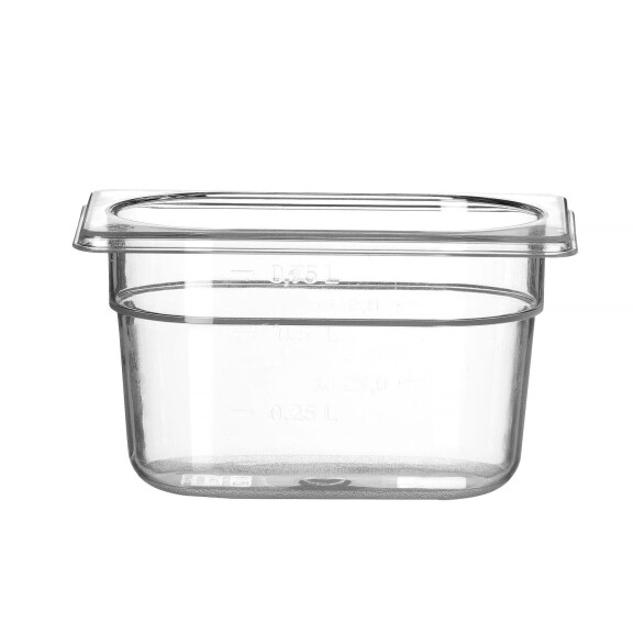 Nádoba GN 1/9, HENDI, Profi Line, GN 1/9, 1L, Priehľadná, 176x108x(H)100mm