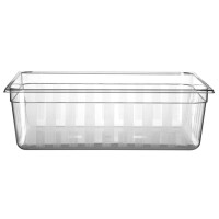 Nádoba z polykarbonátu GN 2/1, HENDI, GN 2/1, 58L, Priehľadná, 650x530x(H)200mm