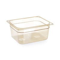 Nádoba GN 1/2 z grilamidu pre vysoké teploty, HENDI, GN 1/2, 4L, Priehľadná, 325x265x(H)65mm