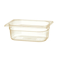 Nádoba GN 1/4 z grilamidu pre vysoké teploty, HENDI, GN 1/4, 2,6L, Priehľadná, 265x162x(H)100mm