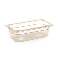 Nádoba GN 1/4 z grilamidu pre vysoké teploty, HENDI, GN 1/4, 1,7L, Priehľadná, 265x162x(H)65mm