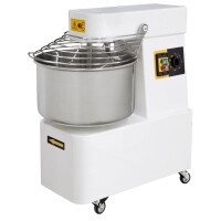 Špirálové miesiče s pevnou nádobou, s 2 rýchlosťami, Prismafood, 56 kg/h, 22L, 400V/1100W, 385x670x(H)725mm