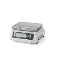 Vodovzdorná váha s certifikáciou, CAS, 10 kg, 278x317x(H)141mm