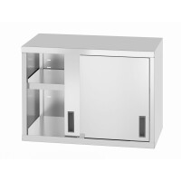 Závesná skrinka – zváraná, s posuvnými dverami, HENDI, Profi Line, 800x400x(H)600mm