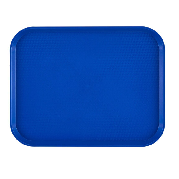 Tácka z polypropylénu na fast food, veľká, Cambro, modrá, Modrá, 355x457x(H)21mm