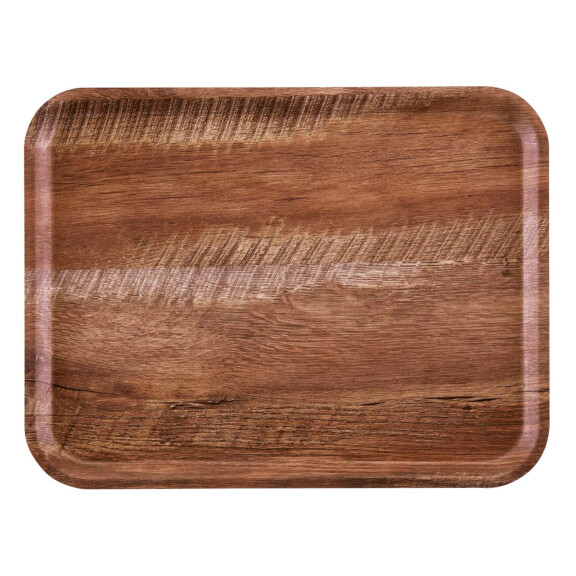 Servírovacia tácka Capri, Cambro, dub hnedý, Dubová, 370x530mm