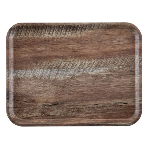 Servírovacia tácka Capri, Cambro, dub tmavý, Tmavá dubová, 370x530mm