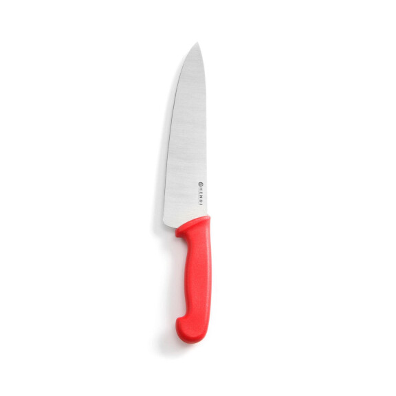 Nože HACCP červenej farby – na surové mäso, HENDI, Červená, (L)385mm