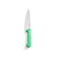 Nože HACCP zelenej farby – na zeleninu a ovocie, HENDI, Zelená, (L)320mm