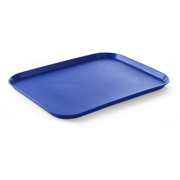 Polypropylénový podnos Fast Food – veľký, HENDI, Modrá, 350x450x(H)20mm