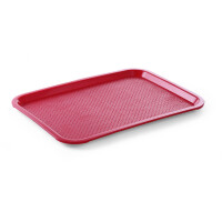 Polypropylénový podnos Fast Food – stredný, HENDI, Červená, 305x415x(H)20mm