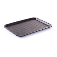 Polypropylénový podnos Fast Food – stredný, HENDI, Hnedá, 305x415x(H)20mm