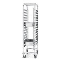 Vozík na prepravu nádob – 15x GN 1/1, HENDI, 440x610x(H)1710mm
