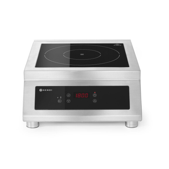Indukčný varič model 5000 D, HENDI, Profi Line, 400V/5000W, 398x525x(H)175mm