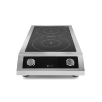 Dvojitý indukčný varič model 7000, HENDI, Profi Line, 400V/7000W, 405x700x(H)145mm