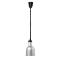Lampa na ohrev jedál – závesná, valcová, HENDI, Strieborná, 230V/250W, ⌀175x(H)250mm