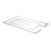Pokrywka do pojemników GN z poliwęglanu z wycięciem na cyrkulator sous-vide, HENDI, GN 1/1, transparentny, 530x325mm