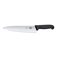 Nóż kuchenny z szerokim ostrzem, Victorinox, czarny, (L)380mm