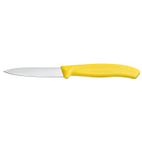 Nóż do jarzyn gładki, Victorinox, żółty, (L)190mm