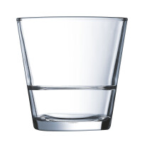 Szklanka niska Stack Up, Arcoroc, 210 ml, 0,21L, transparentny, 6 szt., ⌀83x(H)80mm