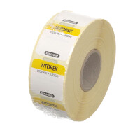 Etykiety Food Safety na każdy dzień tygodnia – wielorazowe - RO, BG, EN, HENDI, Wtorek, 1000 szt., 25x25mm