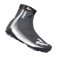 Rogelli fiandrex - ochraniacze na buty rowerowe, kolor: czarno-srebrny - Rozmiar: M