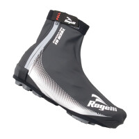 Rogelli fiandrex - ochraniacze na buty rowerowe, kolor: czarno-srebrny - Rozmiar: XL