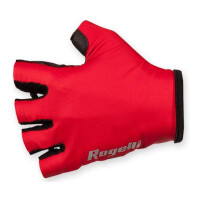 Rogelli belcher - rękawiczki rowerowe, czerwone - Rozmiar: L