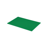 Tocator universal verde, 265x325x(H) 9 mm, Hendi, polietilena HDPE, ambele parti potrivite pentru taiere, potrivit si la uz profesional
